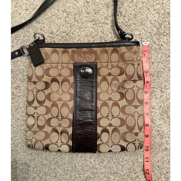 COACH Signature Canvas Crossbody - Picture 9 of 10